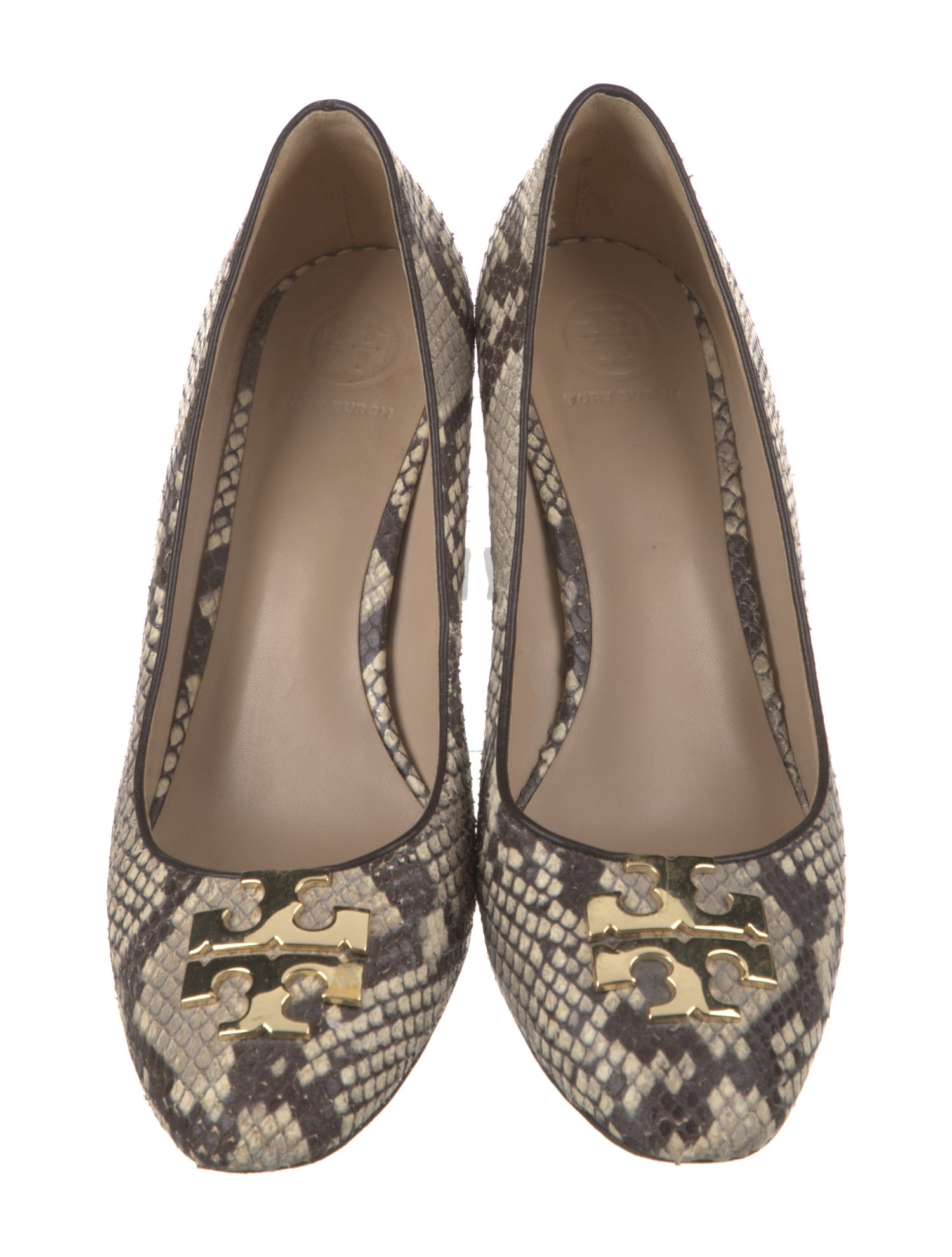 Stuart Weitzman Leather Animal Print Pumps